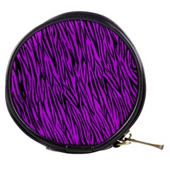 Purple Zebra Stripes Mini Makeup Bag from ArtsNow.com Front