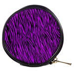 Purple Zebra Stripes Mini Makeup Bag