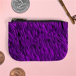 Purple Zebra Stripes Mini Coin Purse