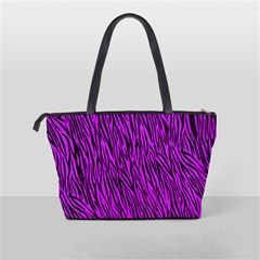 Purple Zebra Stripes Classic Shoulder Handbag from ArtsNow.com Back