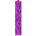 Purple Zebra Stripes Large Book Mark