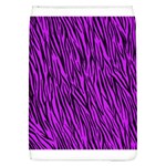 Purple Zebra Stripes Removable Flap Cover (L)