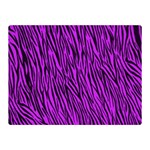 Purple Zebra Stripes Double Sided Flano Blanket (Mini)