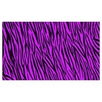 Purple Zebra Stripes Samsung Note 4 Hardshell Back Case