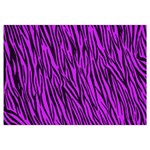 Purple Zebra Stripes Samsung Galaxy Note 4 Case (White)