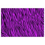 Purple Zebra Stripes Samsung Galaxy Note 4 Case (Black)