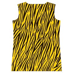 Yellow Zebra Stripes Animal Print Fur  Women s Basketball Tank Top from ArtsNow.com Back