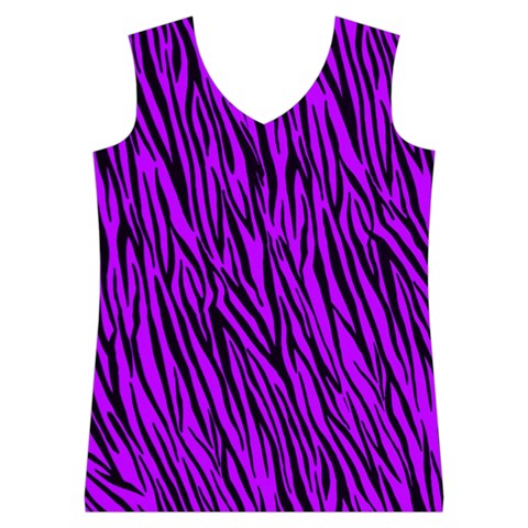 Purple Zebra Animal Print Fur  Women s Basketball Tank Top from ArtsNow.com Front