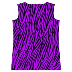 Purple Zebra Animal Print Fur  Women s Basketball Tank Top from ArtsNow.com Back