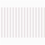 Vertical Stripes - White and Pastel Pink Collage 12  x 18 