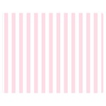 Vertical Stripes - White and Piggy Pink Double Sided Flano Blanket (Medium)