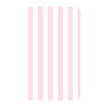 Vertical Stripes - White and Piggy Pink Memory Card Reader (Rectangular)