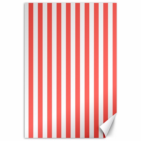 Vertical Stripes 11.88 x17.36  Canvas - 1