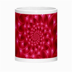 Glossy Rose Pink Spiral Fractal  Morph Mug from ArtsNow.com Center