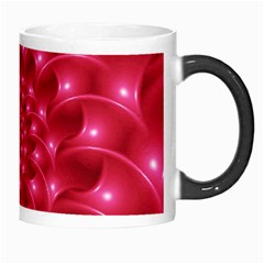 Glossy Rose Pink Spiral Fractal  Morph Mug from ArtsNow.com Right