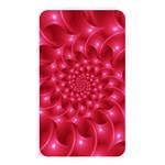 Glossy Rose Pink Spiral Fractal  Memory Card Reader (Rectangular)