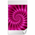 Glossy Hot Pink Fractal Spiral Canvas 40  x 72 