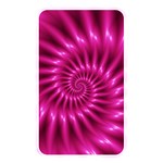 Glossy Hot Pink Fractal Spiral Memory Card Reader (Rectangular)