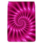 Glossy Hot Pink Fractal Spiral Removable Flap Cover (L)