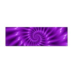 Glossy Bright Purple Fractal Spiral  Sticker (Bumper)