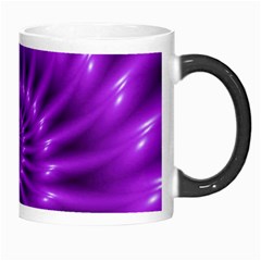 Glossy Bright Purple Fractal Spiral  Morph Mug from ArtsNow.com Right