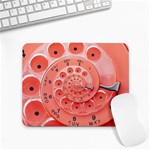 Apircot Orange Vintage Retro Rotary Dial Spiral Droste  Small Mousepad