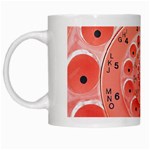 Apircot Orange Vintage Retro Rotary Dial Spiral Droste  White Mug