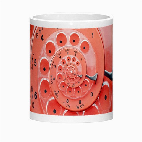 Apircot Orange Vintage Retro Rotary Dial Spiral Droste  Morph Mug from ArtsNow.com Center