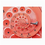 Apircot Orange Vintage Retro Rotary Dial Spiral Droste  Small Glasses Cloth