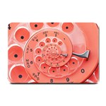 Apircot Orange Vintage Retro Rotary Dial Spiral Droste  Small Doormat