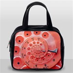 Apircot Orange Vintage Retro Rotary Dial Spiral Droste  Classic Handbag (One Side)