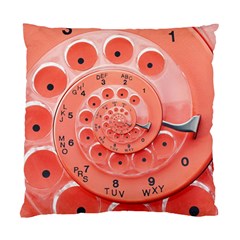 Apircot Orange Vintage Retro Rotary Dial Spiral Droste  Standard Cushion Case (Two Sides) from ArtsNow.com Front