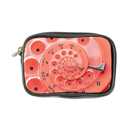 Apircot Orange Vintage Retro Rotary Dial Spiral Droste  Coin Purse from ArtsNow.com Front