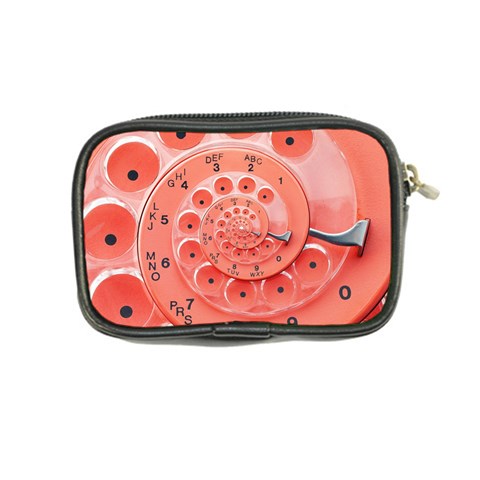 Apircot Orange Vintage Retro Rotary Dial Spiral Droste  Coin Purse from ArtsNow.com Back