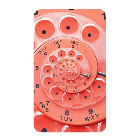 Apircot Orange Vintage Retro Rotary Dial Spiral Droste  Memory Card Reader (Rectangular) from ArtsNow.com Front