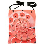 Apircot Orange Vintage Retro Rotary Dial Spiral Droste  Shoulder Sling Bag