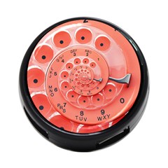 Apircot Orange Vintage Retro Rotary Dial Spiral Droste  4 Back