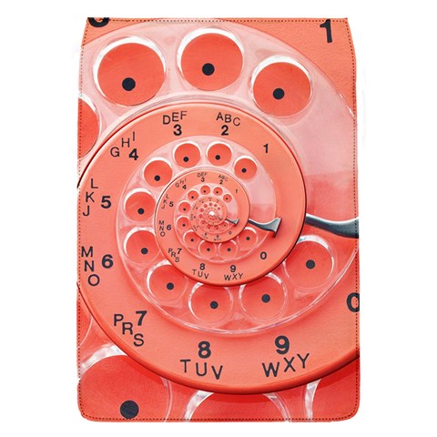 Apircot Orange Vintage Retro Rotary Dial Spiral Droste  Removable Flap Cover (S) from ArtsNow.com Front