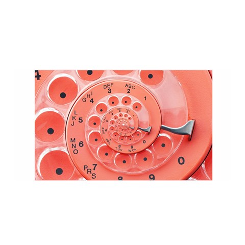 Apircot Orange Vintage Retro Rotary Dial Spiral Droste  Satin Wrap from ArtsNow.com Front