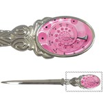 Retro Vintage Pink Rotary Dial Spiral Droste Letter Opener