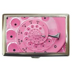 Retro Vintage Pink Rotary Dial Spiral Droste Cigarette Money Case