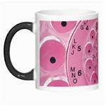 Retro Vintage Pink Rotary Dial Spiral Droste Morph Mug