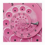 Retro Vintage Pink Rotary Dial Spiral Droste Medium Glasses Cloth