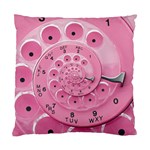 Retro Vintage Pink Rotary Dial Spiral Droste Standard Cushion Case (One Side)