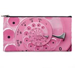 Retro Vintage Pink Rotary Dial Spiral Droste Pencil Case