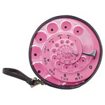 Retro Vintage Pink Rotary Dial Spiral Droste Classic 20-CD Wallet