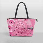 Retro Vintage Pink Rotary Dial Spiral Droste Classic Shoulder Handbag