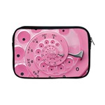 Retro Vintage Pink Rotary Dial Spiral Droste Apple iPad Mini Zipper Case