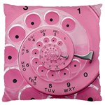 Retro Vintage Pink Rotary Dial Spiral Droste Standard Flano Cushion Case (One Side)