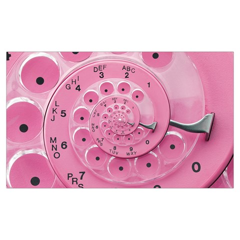 Retro Vintage Pink Rotary Dial Spiral Droste Samsung Note 4 Hardshell Back Case from ArtsNow.com Front